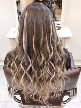 ディバイス カラーアンドエクステ(Device) 【Device】外国人風アッシュグレー+シールエクステ50枚