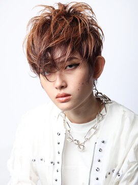 ピークアブー 原宿ハラカド(PEEK-A-BOO) 骨格を綺麗に見せるひし形ショートヘア　西尾卓義