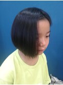 可愛い楽な小学生ボブ♪