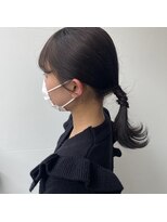 ミント(mint)&nbsp;【 黒髪卒業式！透けるグレージュカラー 】