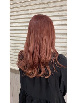 ビーチ ヘア メイク 綱島店(BEACH hair make) かわいいピンクグラデーション/波巻き/フレンチガーリー/艶感