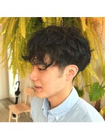 アクセヘアー 町田(acce hair)&nbsp;2ブロックナチュラルメンズパーマ
