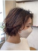 20代、30代、40代に大人気 ボブくせ毛風パーマ