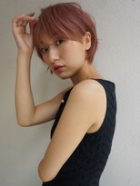 ブゾン(buZon)&nbsp;【buZonブゾン】ピンクベージュショートボブ