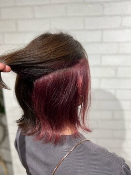 ビスイル 秋葉原店(Vis ill) 大人可愛い/インナーカラー/イヤリングカラー/ピンク/透明感