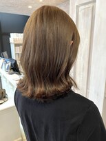 キャアリー(Caary)&nbsp;福山美容室caary大人気イルミナカラー　ミルクティーグレージュ