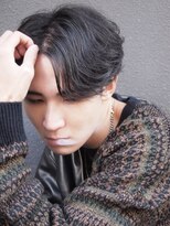 クオル 立川(QOL)&nbsp;センターパート／ニュアンスパーマ／メンズカット／波巻きパーマ