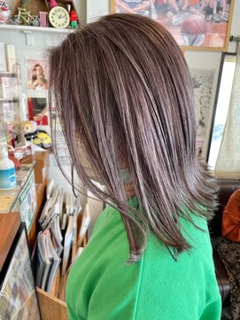 ヘア メイク ココ(hair make coco) ホワイトパープル♪