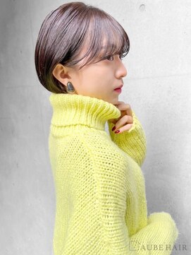 オーブ ヘアー ラフィネ 帯広店(AUBE HAIR raffine) 20代・30代_大人丸みショート