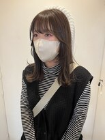 ロティー(loty)&nbsp;【hono】顔周りレイヤー×オリーブベージュ