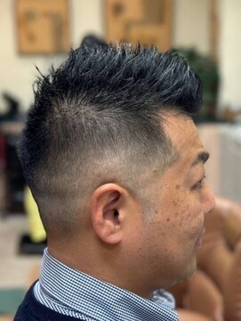 アポロカットステージ 相模大野店 アップバング/ツーブロックマッシュ<理容室>[メンズ/相模大野]