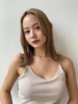 ゲーム 原宿店(GAME) ベージュ/ミディアム/オージュア/ダブルカラー/髪質改善/原宿