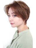モードショート/長め前髪くびれショート北千住