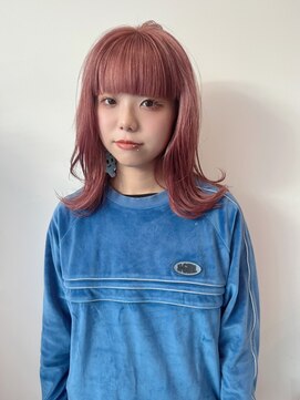 ギグスダブル 栄店(gigs double) デザインカット/レイヤー/ミディアムボブ