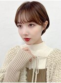 柔らかいニュアンスボブスタイル