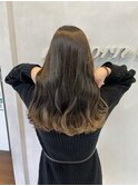 裾カラー☆ミルクティベージュ