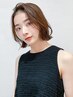 【再来限定】白髪染めリタッチカラー＋カット ￥7,400