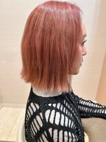 コーエン(cowen)&nbsp;ピンクベージュ外ハネ結べるボブ段カットかきあげ絶壁アラサー☆