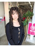 外国人風カーリーパーマ