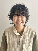 ショートウルフパーマ/外国人風パーマ/ニュアンスパーマ