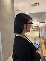 エル バイ ゼノン ビューティー(L by ZENON BEAUTY)&nbsp;スタイリング簡単切りっぱなしボブ大人かわいい