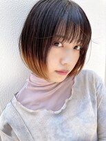 ソト 銀座(soto.)&nbsp;ハイライトカラー/くびれヘア/レイヤーパーマ/ミニボブ[銀座]