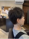ツーブロックショート・カーキ