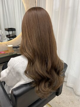 ルノン シェリー(LUNON cheliy) 暗めカラーグランマッシュデザインカラーフェイスフレーミング