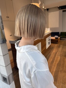 クリアー オブ ヘアー 藤が丘店(clear OF HAIR) ボブとベージュ