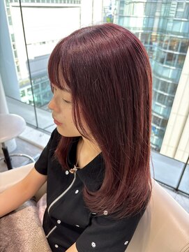 エアー 福岡(AIR) 大人上品ワインレッドカラー