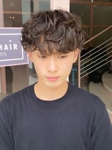 ワークスヘアーメンズ(WORKS HAIR MEN'S) シャドーパーマ