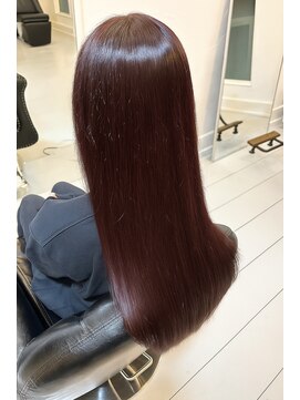 ホワイト(White) ボルドーピンク