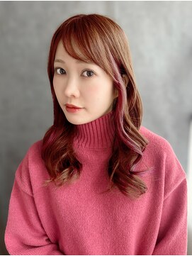 【月1メンテ】白髪染めリタッチでも透明感カラー」