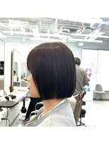 ネイロ 北千住(NeiRo) 小顔ショートボブカラー大人ショートボブひし形ショートカット