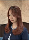 ◎ ハッシュレイヤー/ミルクグレージュ/韓国巻き/顔周り銀座26