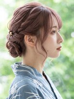と和 巣鴨 【30代】アンニュイ・ツイストシニヨン×大人浴衣