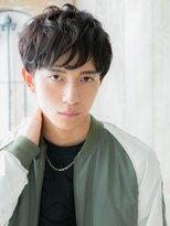 グルーミングサロン バーバー キャッスル 北浦和西口(Grooming salon Barber Castle)&nbsp;ニュアンスデザイン黒髪ビジカジ就活マッシュパーマa1北浦和