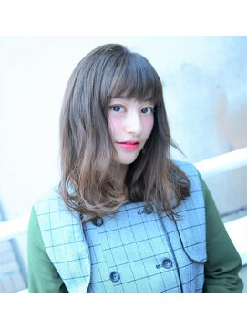 ジーンジャパン(GENE japan) 愛されセミディ　ミルクティーアッシュ