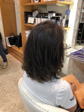 オレンジ サラ 河辺店 ミディアム　デジタルパーマ