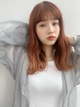 ガーデントウキョウ(GARDEN Tokyo) 【GARDEN武田美奈】春のオレンジベージュカラー×ゆるウェーブ