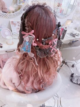 アチーブ エムプラス 茶屋町店(Achieve m +) ライブヘアセット(大阪梅田茶屋町ヘアセット専門店Achieve m+)