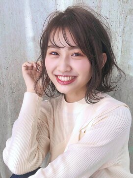 シスタ(SISTA) 【SiSTA】田中大人可愛い外ハネウルフシースルーバング