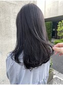 ＊ブリーチなし透明感カラーブルーグレージュアッシュグレー