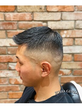 ヒロギンザバーバーショップ 丸の内店(HIRO GINZA BARBER SHOP) 好印象◎スキンフェードアイビーカットスタイル