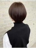 骨格カバーのショートボブ!/アースカラー/ニュアンスカラー