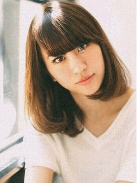 エムスラッシュ たまプラーザ(M.SLASH) 【m.slash bonheur】厚めバングで♪重軽MIXワンカール