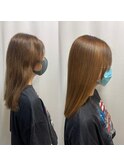 ブリーチ縮毛矯正【岡部指名限定】