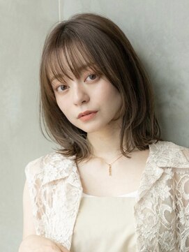 ドットハリス(.Hallis) 大人かわいい/小顔/ミディアムレイヤー/20代30代40代