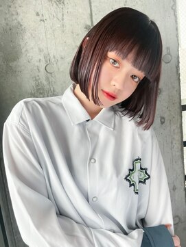 ノラジャーニー(NORA Journey) 【佐藤諒】ボルドー×ミニボブ