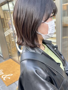 ネオリーブ アンド 渋谷店(Neolive &) 【韓国/ボブ】ふわっとまとまりボブ